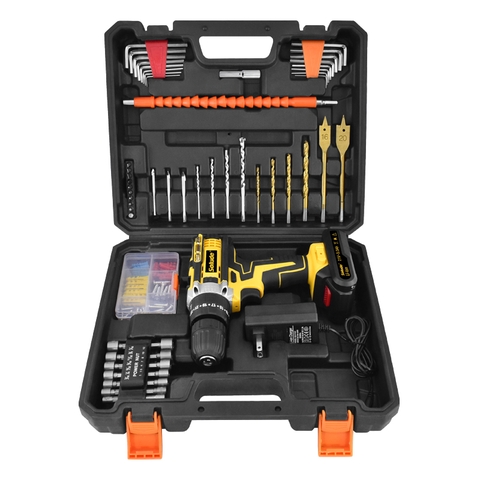 Bộ dụng cụ đa năng có  máy (pin 21V) STT-105A