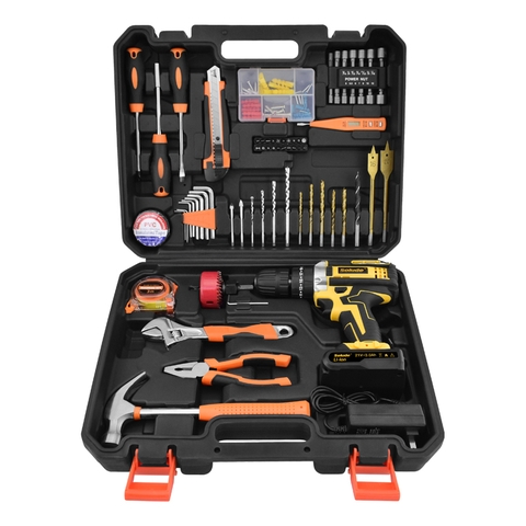 Bộ dụng cụ đa năng có  máy (pin 21V) STT-112A