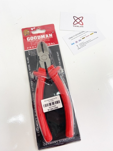 Kìm cắt Goodman đỏ 7.5