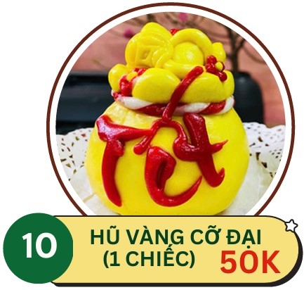 Hũ vàng cỡ đại - hộp 1c