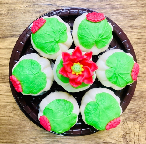 Sen 3D Mix- nhân đậu xanh sen dừa - Hộp 7c