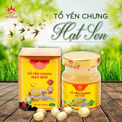Tổ yến chưng Hạt Sen
