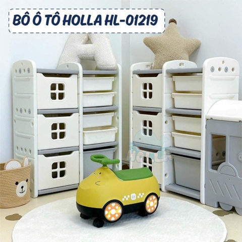 Bô Ô Tô Holla HL_01219 (Vàng _ Xanh _Hồng _ Đỏ )