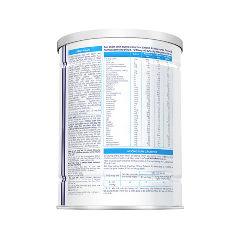 EM2800N - SPDDCT Enfamil Aii neuropro 2 follow up formula dành cho trẻ từ 6-12 tháng 800g