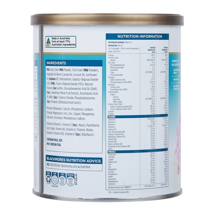 Sữa Blackmores JNR Balance+400g