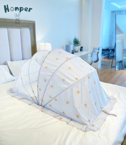 màn Chup   Gấp Gọn HonperHp 313 ( Ghi _ Be _ Xanh _Hồng )