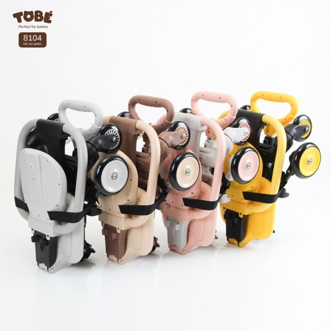 Xe Đẩy gấp Gọn  OLWEN ( xanh _ Hồng _Vàng _Kem ) TOBE