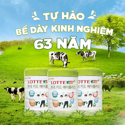 Sản phẩm dinh dưỡng Lotte Kid A+