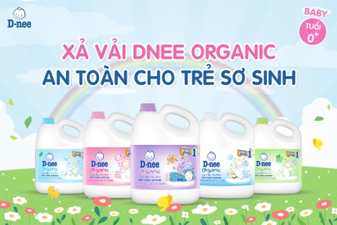 Nước xả dnee xanh lá 2800 ml can