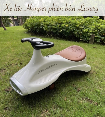 Xe lắc Honper LUXURY HP815 ( Trắng _ cam _ xanh )