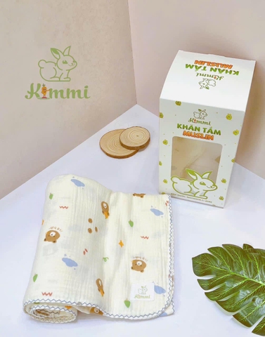 Khăn Tắm Muslin (100 x105 ) KIMMI