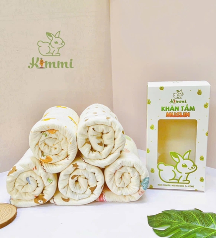Khăn Tắm Muslin (100 x105 ) KIMMI