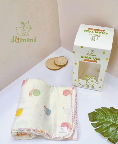 Khăn Tắm Muslin (100 x105 ) KIMMI