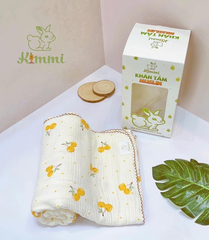 Khăn Tắm Muslin (100 x105 ) KIMMI