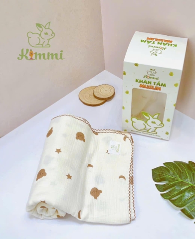 Khăn Tắm Muslin (100 x105 ) KIMMI
