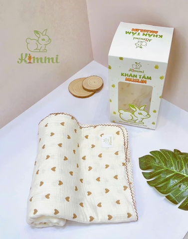 Khăn Tắm Muslin (100 x105 ) KIMMI