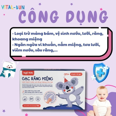 Gạc Răng Miệng  Sabi Kid
