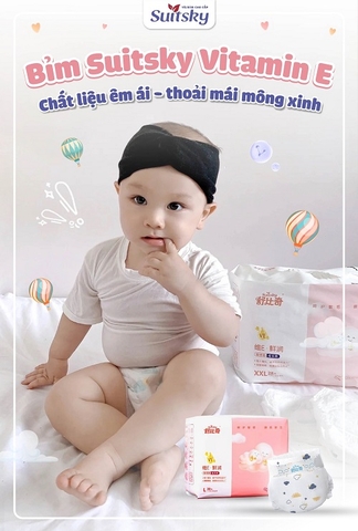 bỉm Suitsky Vitamin E XL 32