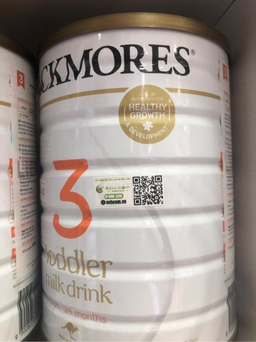 Sản phẩm dinh dưỡng công thức với mục đích ăn bổ sung cho trẻ từ 12 tháng tuổi BlackmoresToddler milk drink, (900gx6lon/thùng)