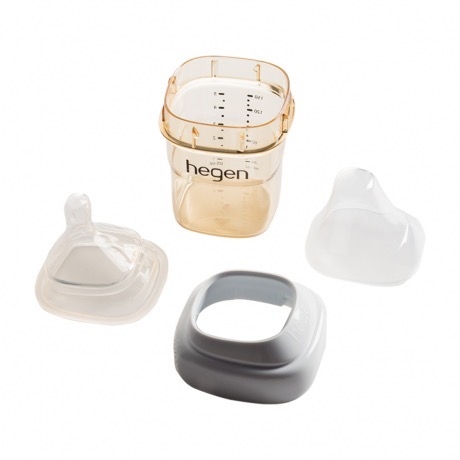 Hộp 2 Bình sữa Hegen PPSU 150ml và núm ti dành cho bé từ 1-3 tháng tuổi, hộp 2 bình , 2 núm ti (1 bình )