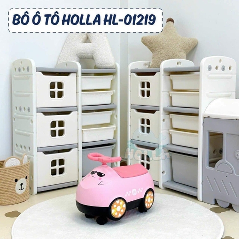 Bô Ô Tô Holla HL_01219 (Vàng _ Xanh _Hồng _ Đỏ )