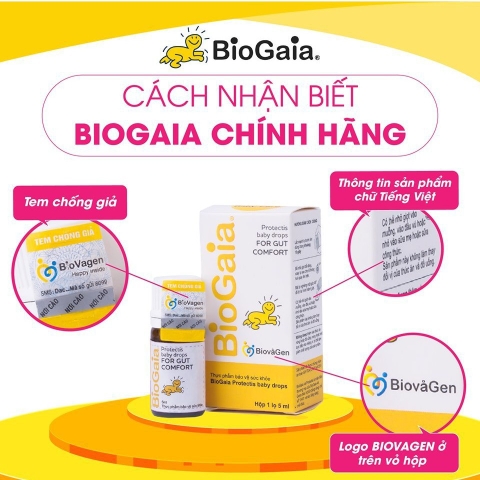 BioGaia Protectis Baby Drops (Hộp 1 lọ thủy tinh 5ml), SX: Thụy Điển