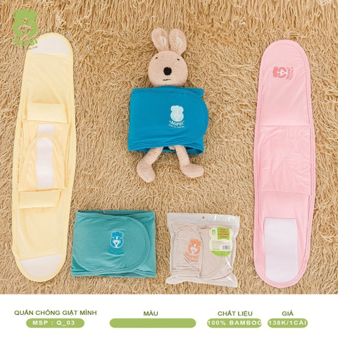 Quấn tay mipbi xanh-hồng-be