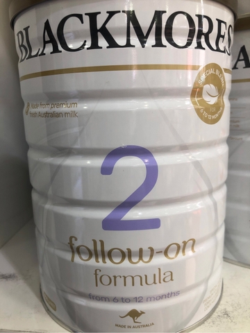 Sữa công thức cho trẻ từ 6-12 tháng tuổi blackmores follow-on formula, 900g/hộp, 6 hộp/thùng (sữa blackmore số 2)