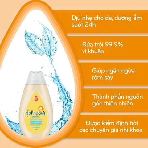 Tắm Gội JOHNSONS 200ml  Top_To_Toe