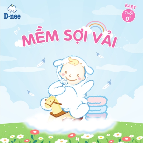 Nước xả Dnee Hồng 2800ml ( can )