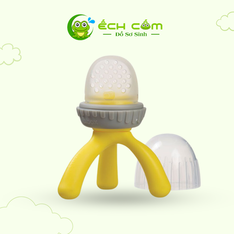 Túi Nhai B.box  Chống Hóc Silicone Cho Bé Màu Vàng