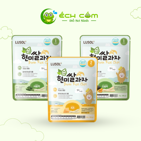 Bánh gạo lứt Lusol hình que vị phô mai