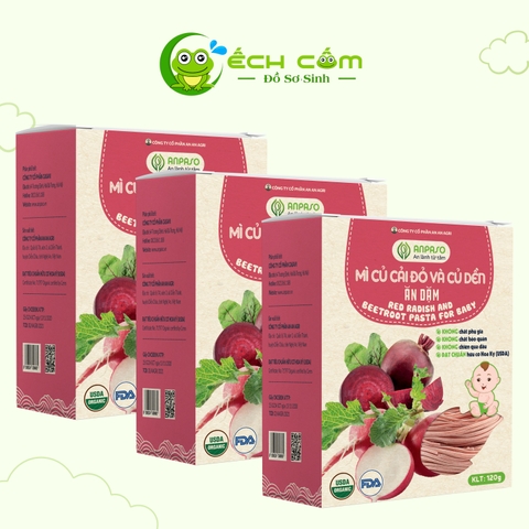 Mì ăn dặm Củ cải đỏ và Củ dền Anpaso