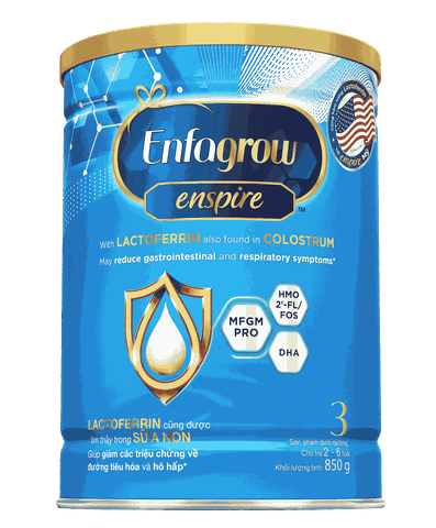 PEG385N - SPDDCT ENFAGROW ENSPIRE 3 CHO TRẺ 2 - 6 TUỔI 850G