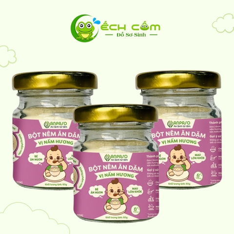 Bột nêm ăn dặm Anpaso vị Nấm hương