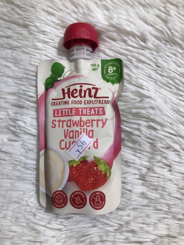 Váng Sữa Heinz Túi  Vị Dâu 8m