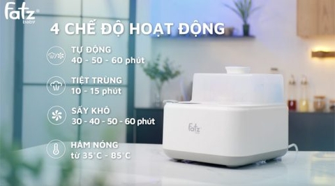 Máy tiệt trùng sấy khô tích hợp hâm sữa- Captain 1