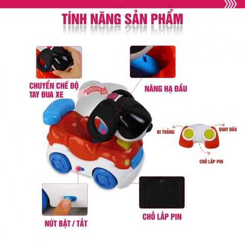 Cún con điều khiển từ xa