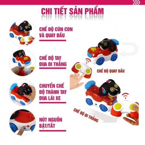 Cún con điều khiển từ xa