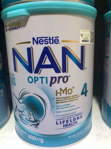 Sản phẩm dinh dưỡng công thức cho trẻ từ 18 tháng tuổi Nestle Nan Optipro 4 - 800g