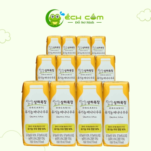 Sữa Hữu Cơ Maeil 125 ml  ( Lốc 4 Hộp ) Vị Chuối