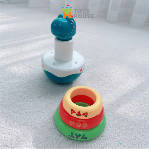 Lật Đật Kết  Hợp Vòng Xúc xắc  Xếp Chồng  Toyshouse  HE0298