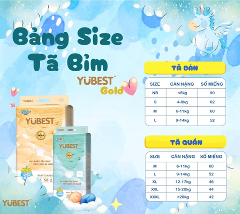 Bỉm New  Gold Yubest  XXL44