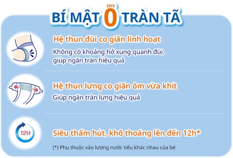 Bỉm moony L54 dán