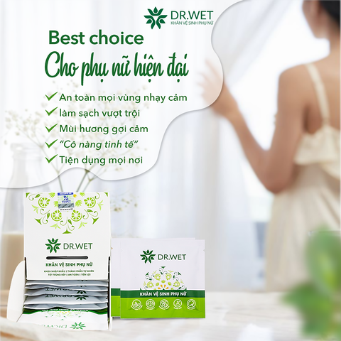 Khăn Vệ Sinh Phụ Nữ DR ( H 5 goi )
