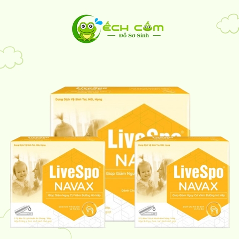 LiveSpo Navax 5 ống /1 Hộp ( Giảm Nguy Cơ Viêm Đường Hô hấp )