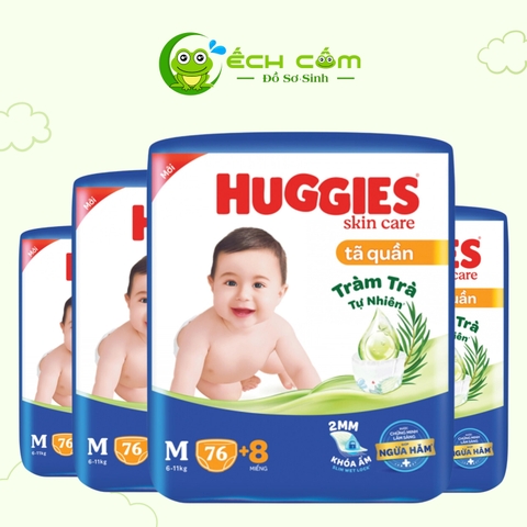 Bỉm Huggies  Skin Care  Quần M76*3