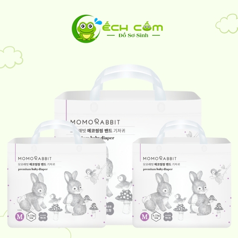 bỉm Momo rabit dán size M 32 mẫu mới