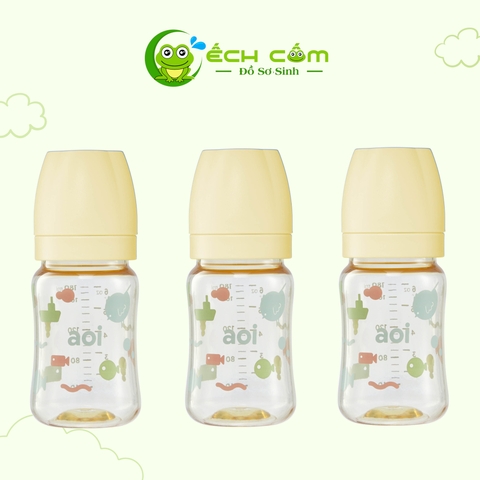 Bình Sữa Aoi Flora Đa Sắc  180 ml