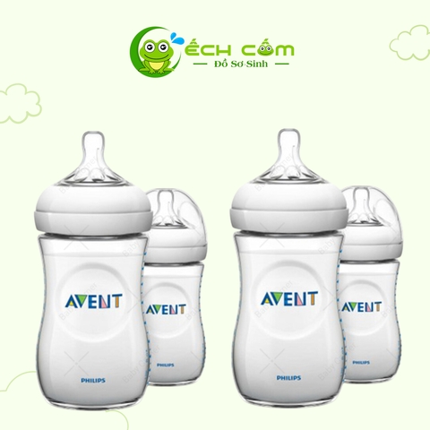 Bình Sữa Aven Mô Phỏng Tự Nhiên  260ml (Sét Đôi ) 1 Bình